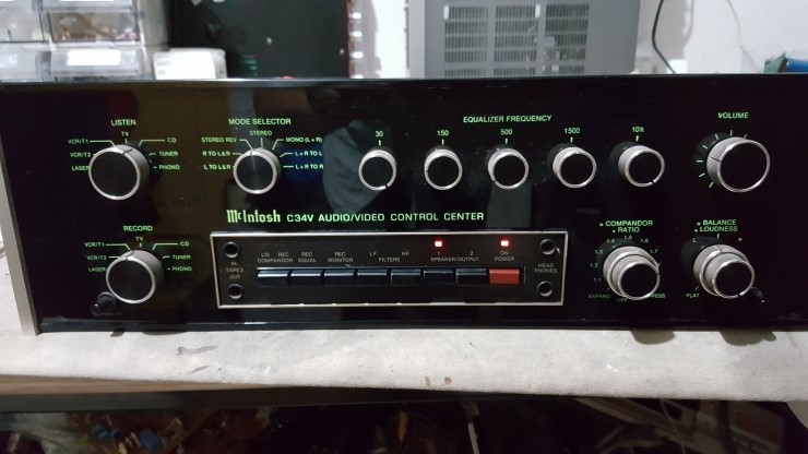 남양주 프리앰프 수리 McIntosh c34v